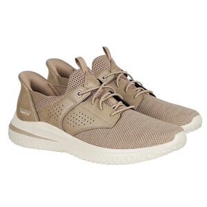 Skechers Delson Swift Fit Hands Free Slip On 8 Taupe Memory Foam NWT/ NO BOX